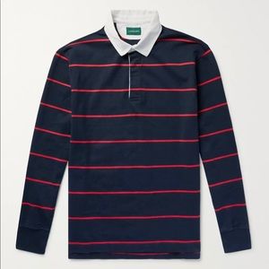 J Crew Navy and Red Rugby - Worn Twice